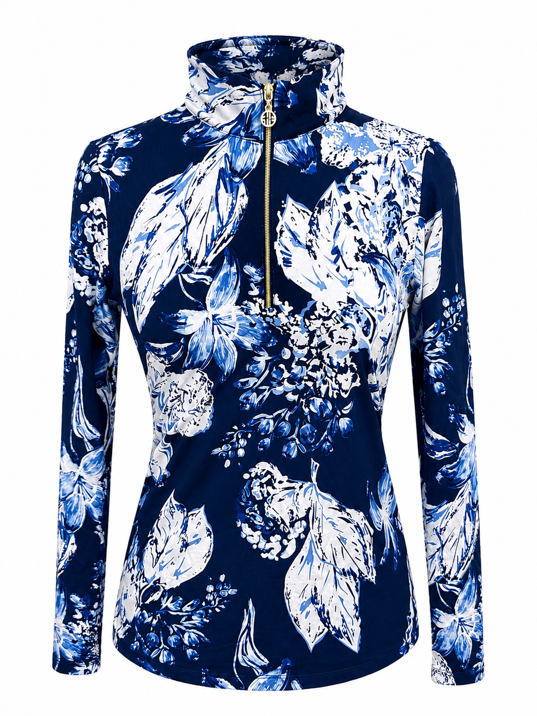 G-Lifestyle Long Sleeve Quarter Zip - Blue Lily - Small - Skorzie