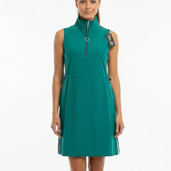 Fore All Women's Golf Dress Anchor Green Size M