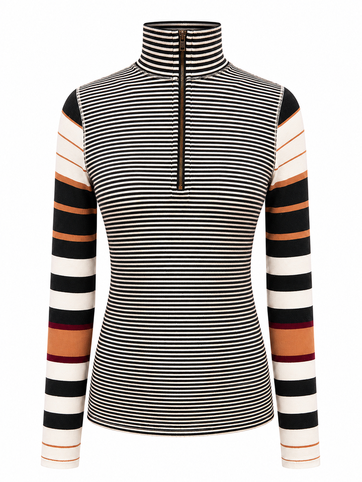 Free People Avery Long Sleeve Quarter Zip - Skorzie