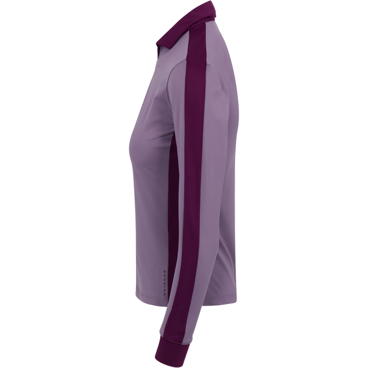 Dunning Moira Long Sleeve Ventilated Polo - Vintage/Plum Purple - Skorzie