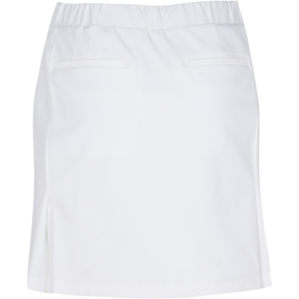 Dunning 17" Kelly Woven Performance Skort - White - Skorzie