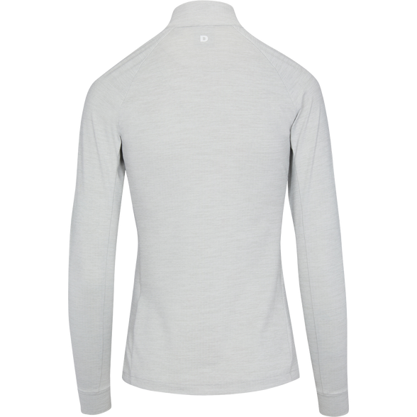 Dunning Golf Skylar Jersey Performance Full-Zip Jacket - Light Grey Heather - Skorzie