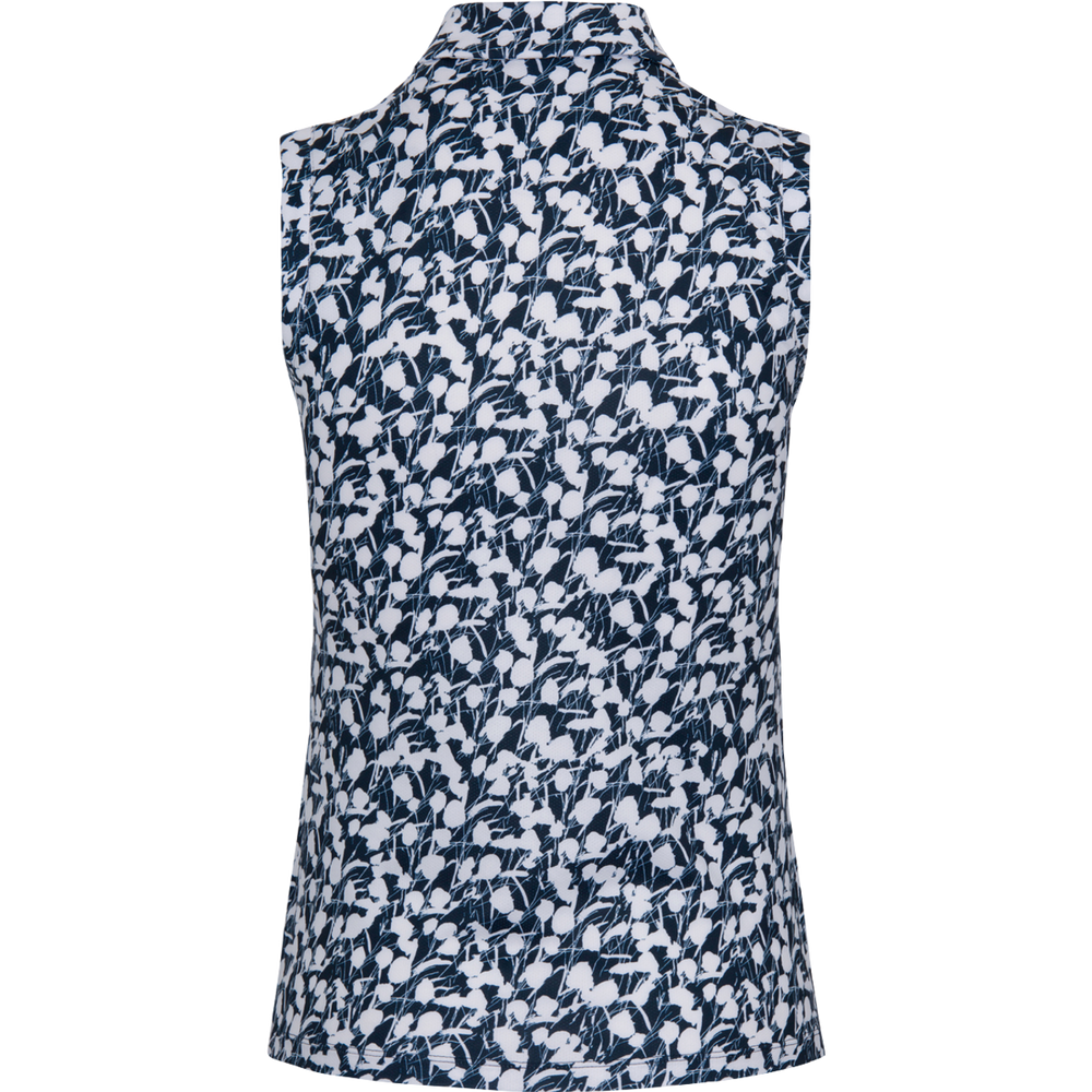 Dunning Golf Mohill Ventilated Performance Sleeveless Polo - Halo - Skorzie