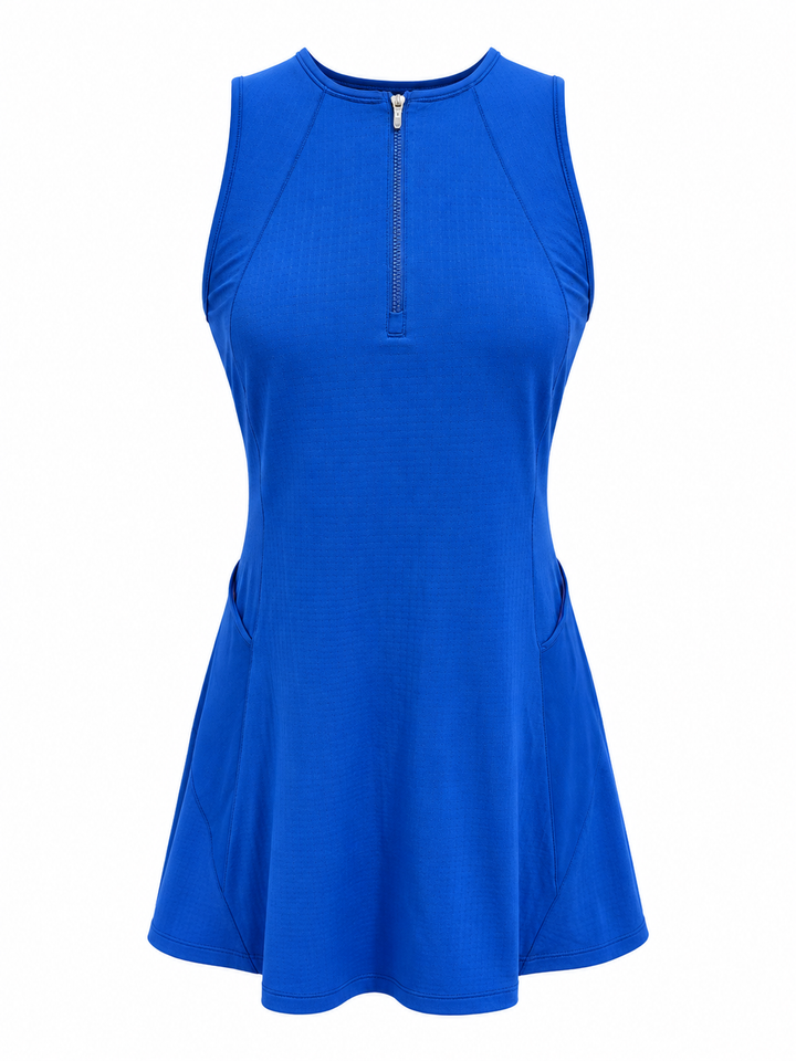 IBKUL Womens Sleeveless Tennis Dress - Blue