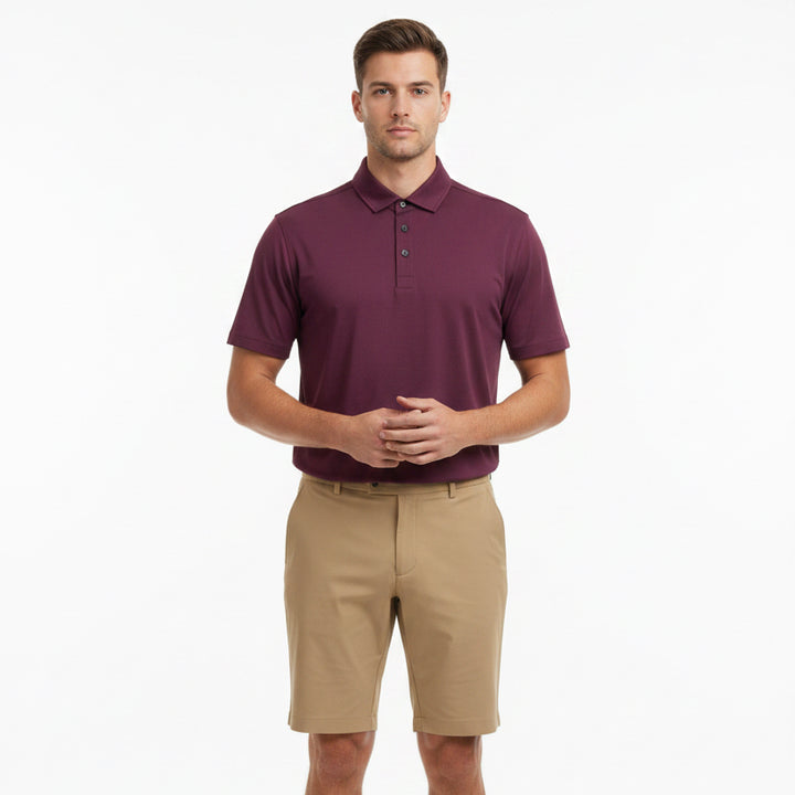 G/FORE Men's Polo All Play Dark Plum Size M