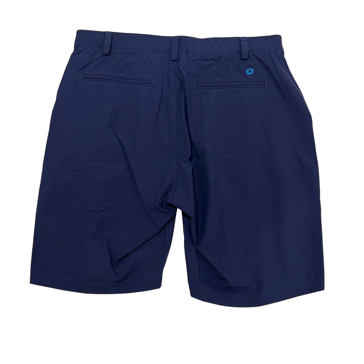 IBKUL Pull On Tailored Shorts (8.5") - Navy - Large - Skorzie