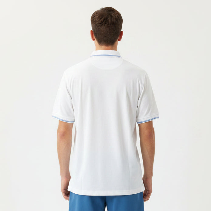 Donald Ross Men's Golf Polo Clark White/Providence Size S