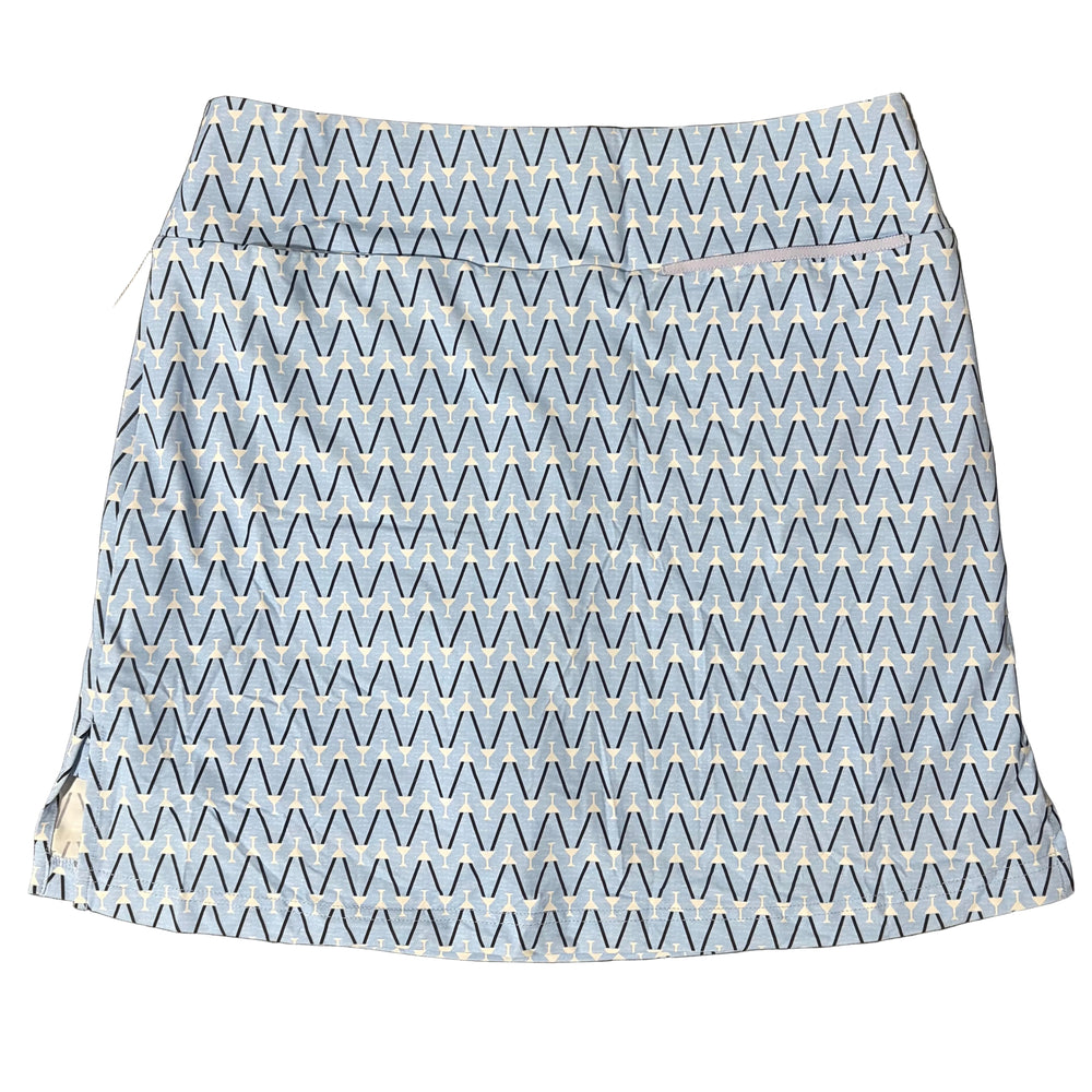 Golftini Nauti & Nice Skort 17" - Blue - Skorzie