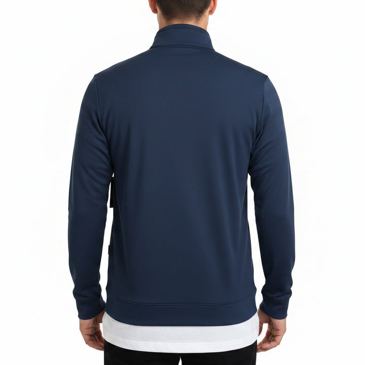 G/FORE Men's Golf Pullover Brushed Back Terry 1/4 Zip Twilight Size M
