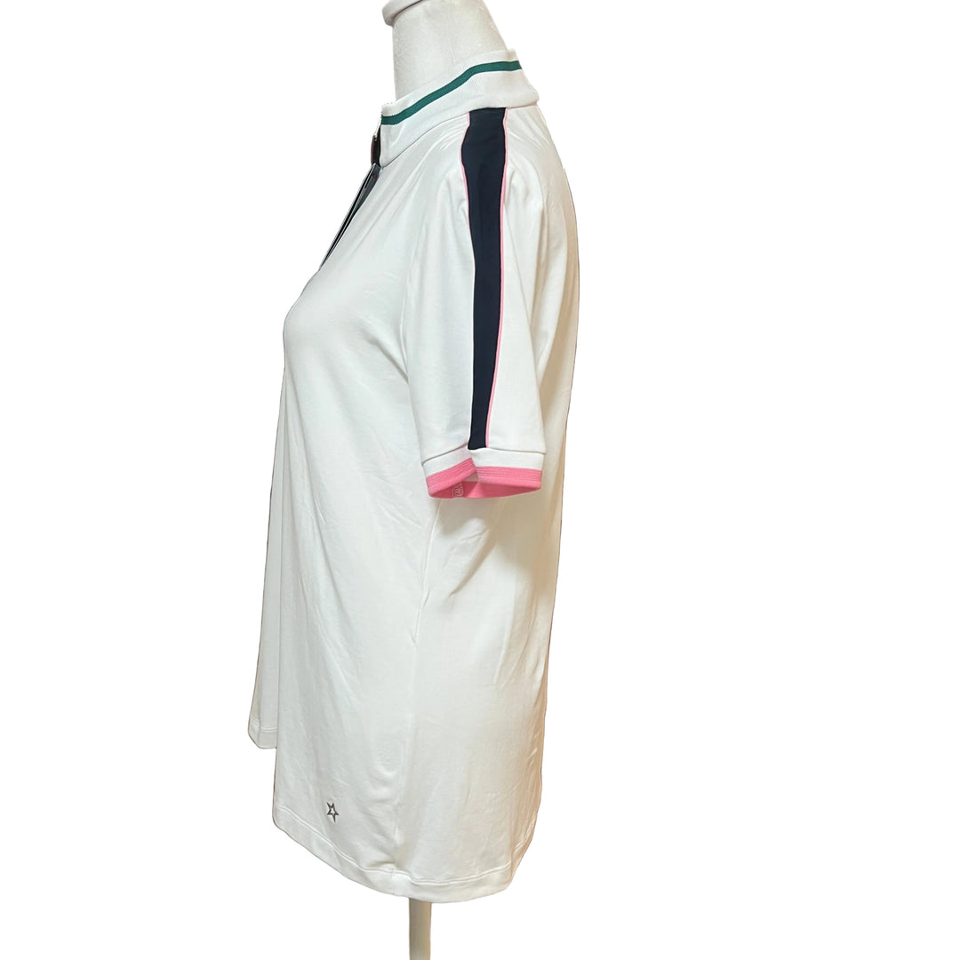 Lohla Sport Gigi Short Sleeve Top - White - Large - Skorzie