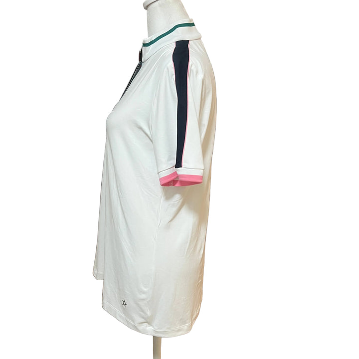 Lohla Sport Gigi Short Sleeve Top - White - Large - Skorzie