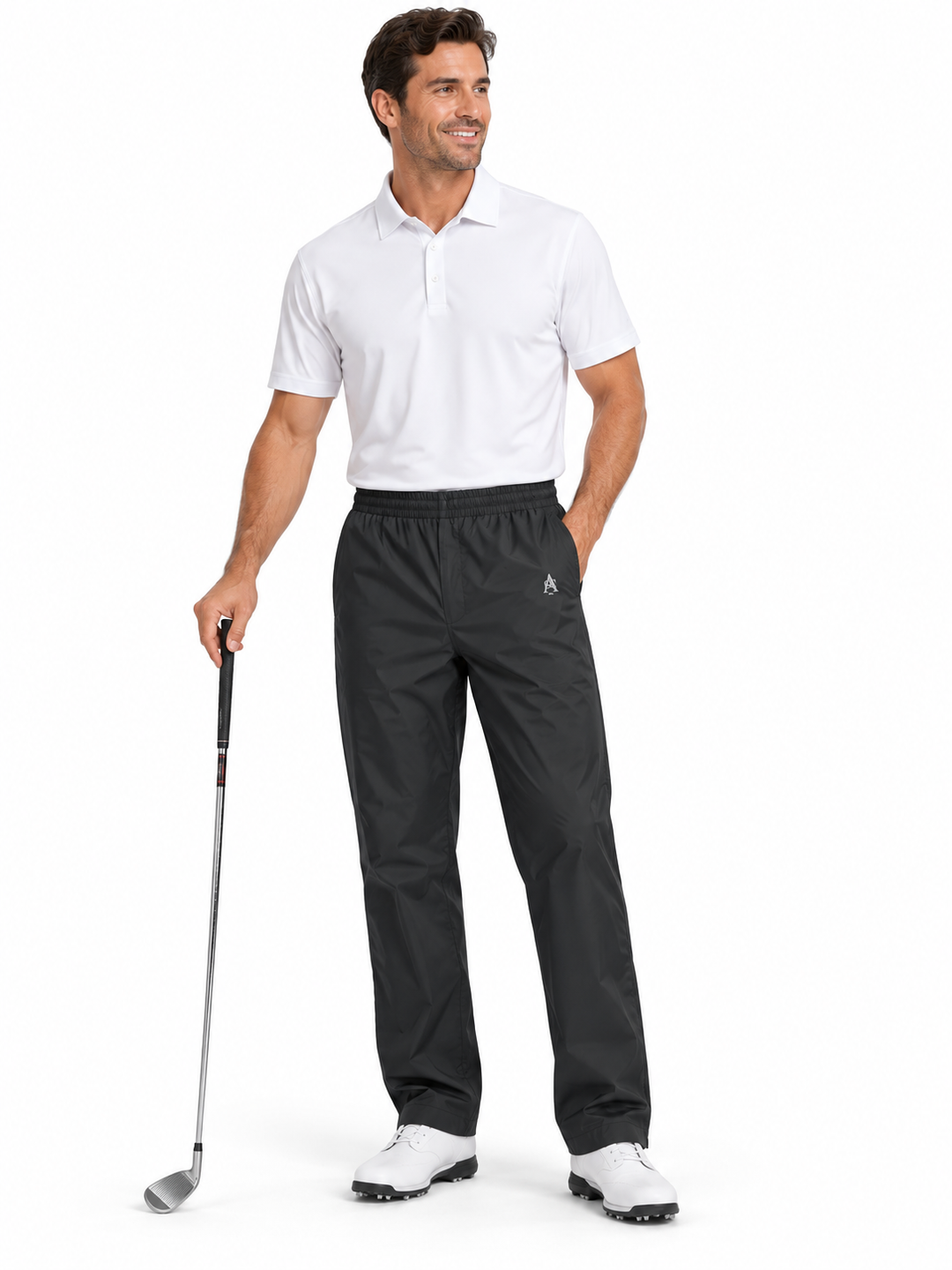 Sun Mountain Men's Monsoon Pant (w/ logo) - Black (FINAL SALE ITEM)