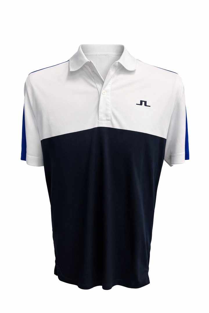 J.Lindeberg Men's Will Regular Fit Polo - White - X-Large - Skorzie