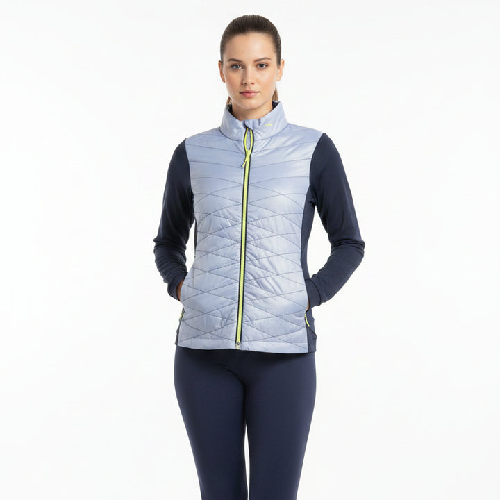KJUS Women's Golf Jacket Retention (w/logo) Reflection/Atlanta Blue Size XS