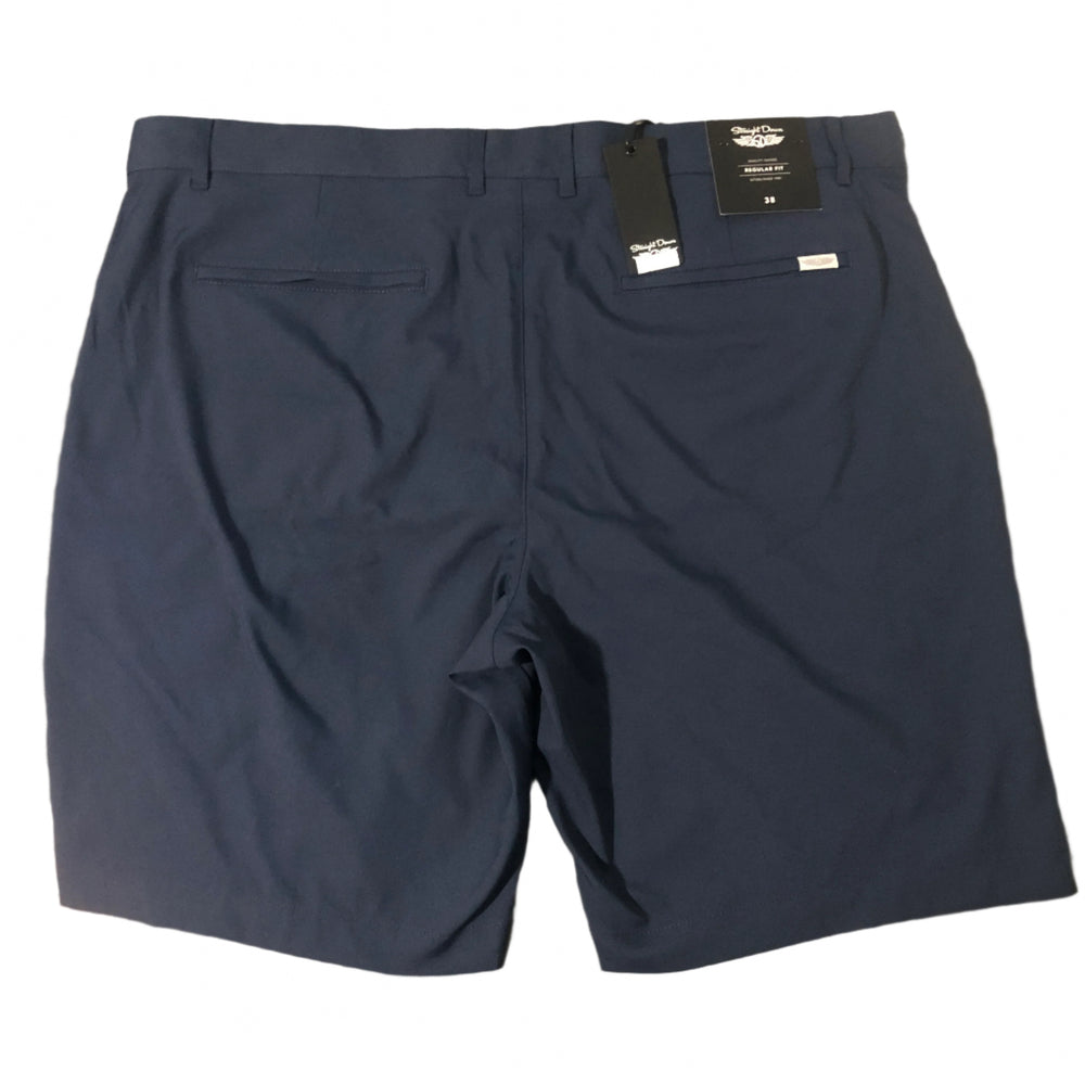 Straight Down Maverick Twill Short (9.5") - Indigo - 38 - Skorzie