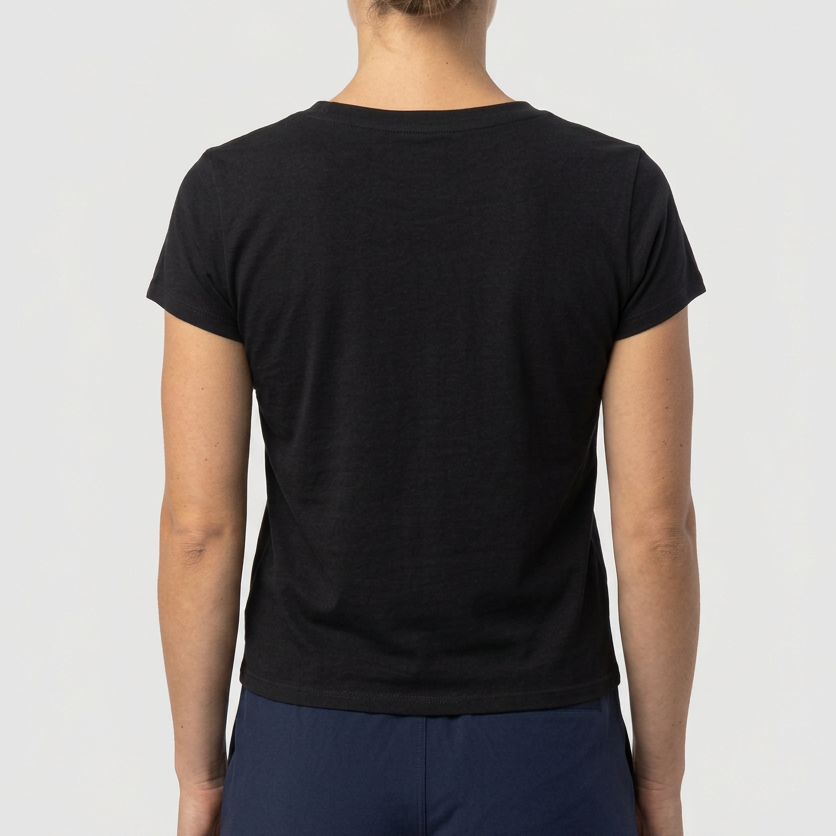 Rally Club Women's Tee "Pickle Queen" Black Size XS (FINAL SALE ITEM)