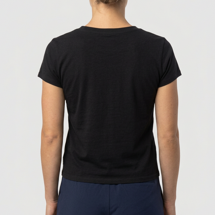 Rally Club Women's Tee "Pickle Queen" Black Size XS (FINAL SALE ITEM)