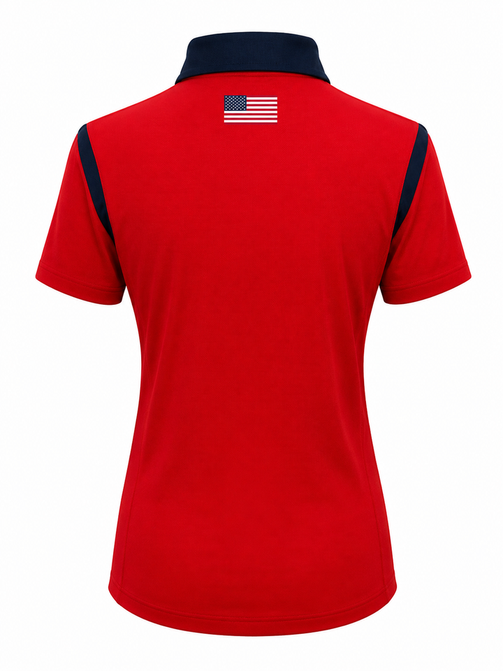 Dunning Solheim Cup Ventilated Mesh Polo - Glory