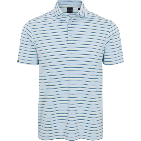 Dunning Golf: Bolerno Ventilated Performance Polo - Cashmere Blue - Skorzie
