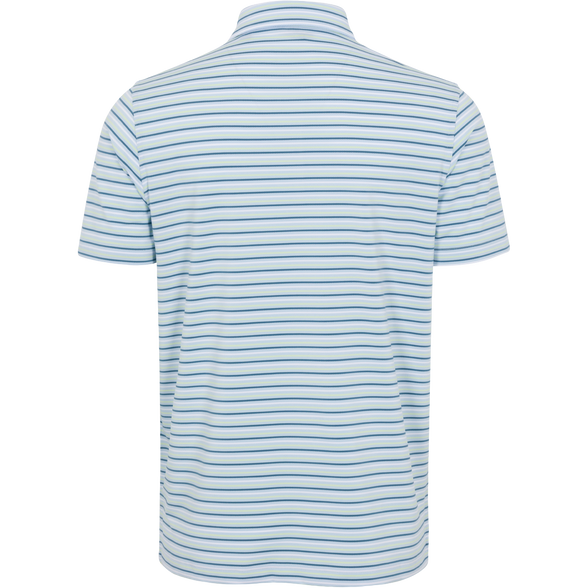 Dunning Golf: Bolerno Ventilated Performance Polo - Cashmere Blue - Skorzie