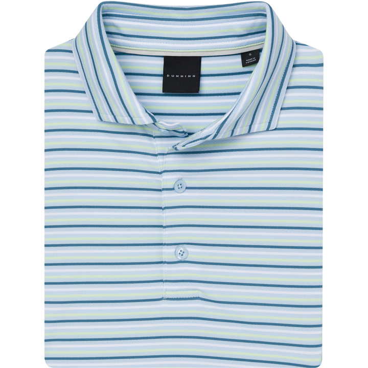 Dunning Golf: Bolerno Ventilated Performance Polo - Cashmere Blue - Skorzie