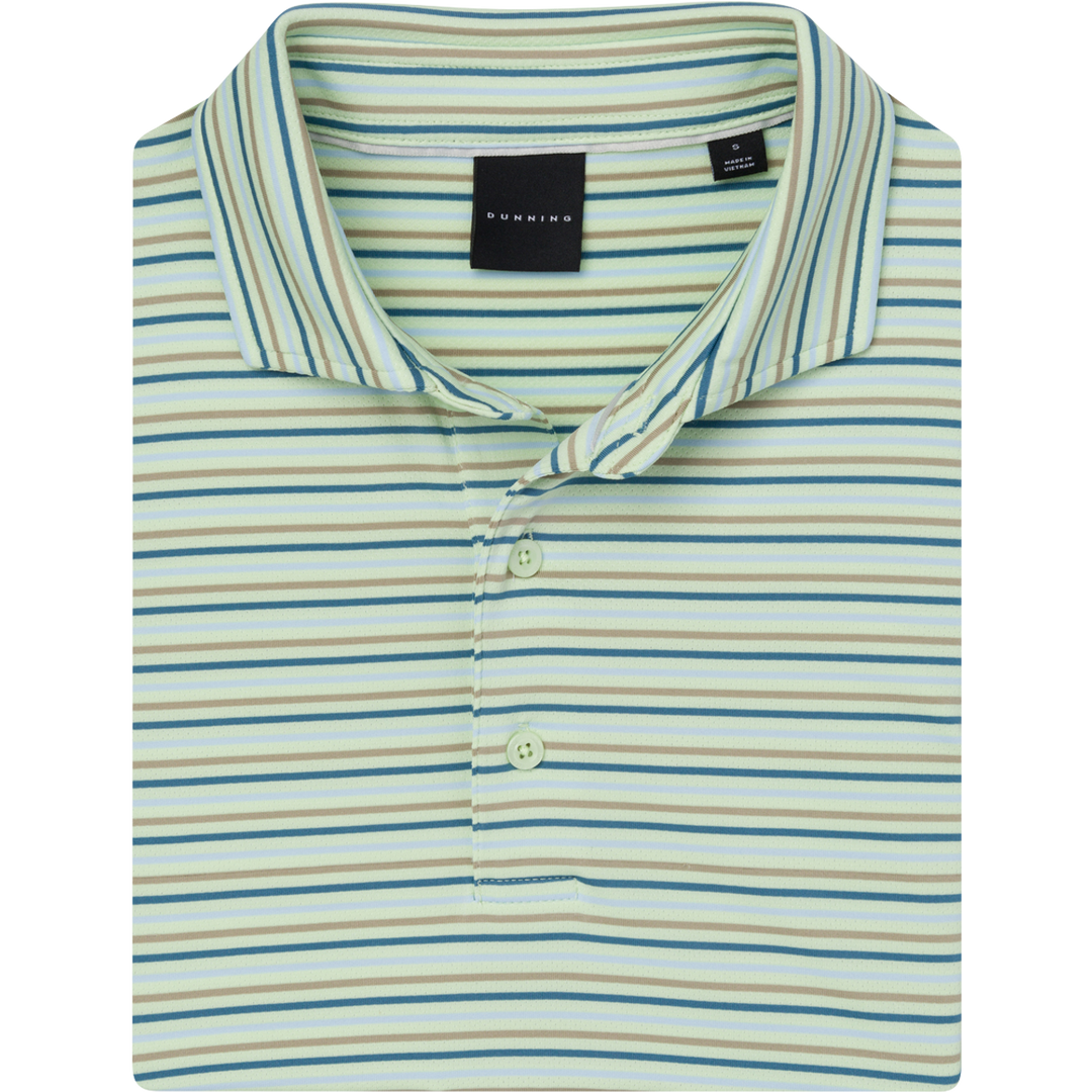 Dunning Golf: Bolerno Ventilated Performance Polo - Irish Clover - Skorzie
