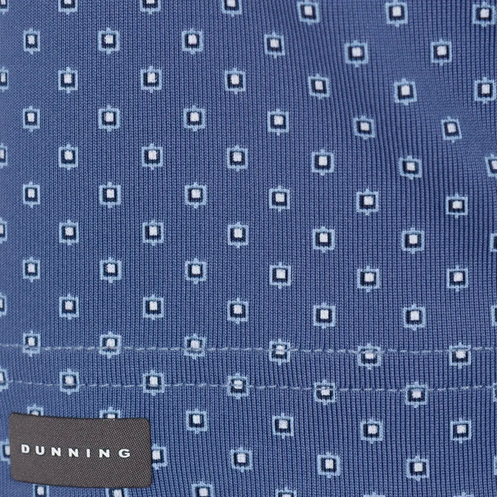 Dunning Mens Adelson Jersey Short Sleeve Polo - Monte Carlo Blue