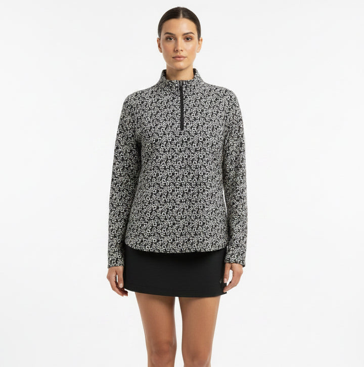 Smith & Quinn Women's Golf 1/4 Zip Ava 2.0 Buttercup Bloom Size XS