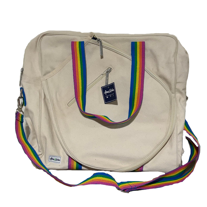 Ame & Lulu Hamptons Tennis Tour Bag - Rainbow Stripe - Skorzie