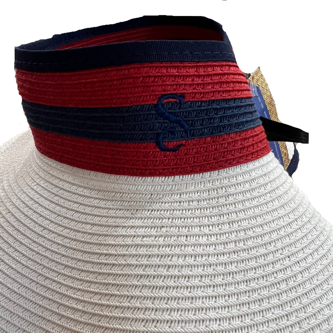 Boca Golf - Roll Up Straw Visor (w/ logo)