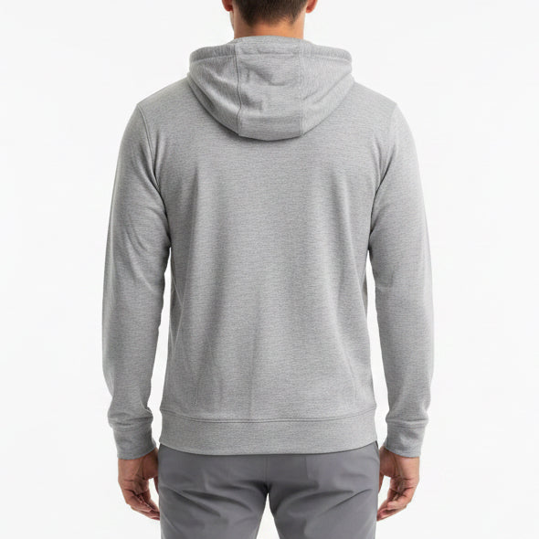 G/FORE Men's Golf Hoodie All Play Terry Nimbus Melange Size M