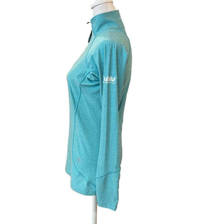 Straight Down Claire Quarter Zip (w/logo) - Fiji - X-Small