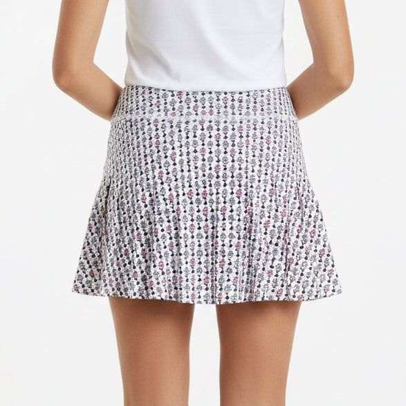 Smith & Quinn Women's Golf Skort Grey 14" Falling Petals Size XS