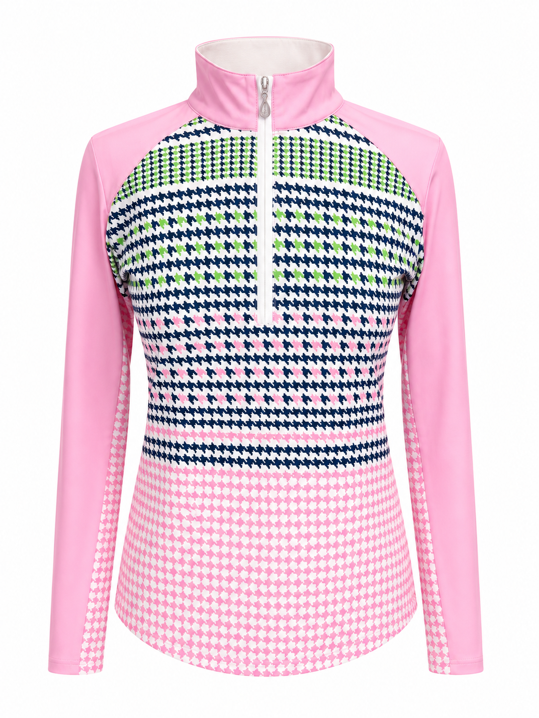 SanSoleil SolCool Print Mock -  Draper Houndstooth - Medium