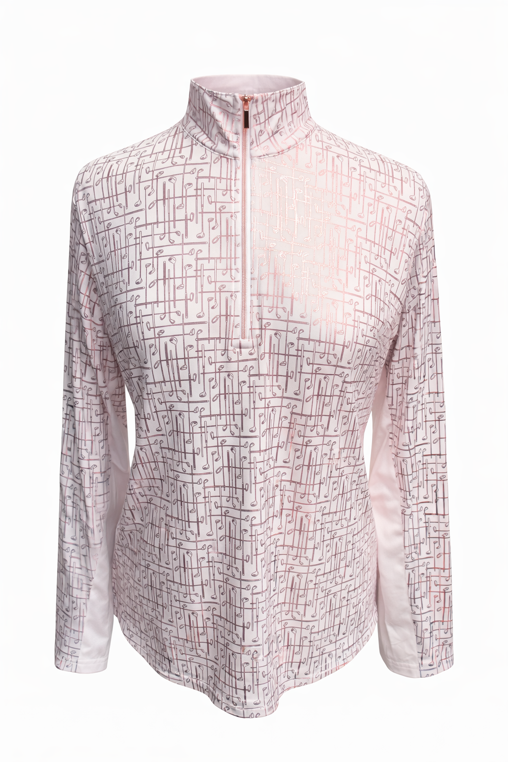 SanSoleil SOLSHINE FOIL PRINT MOCK - STIX WHITE ROSE - Skorzie
