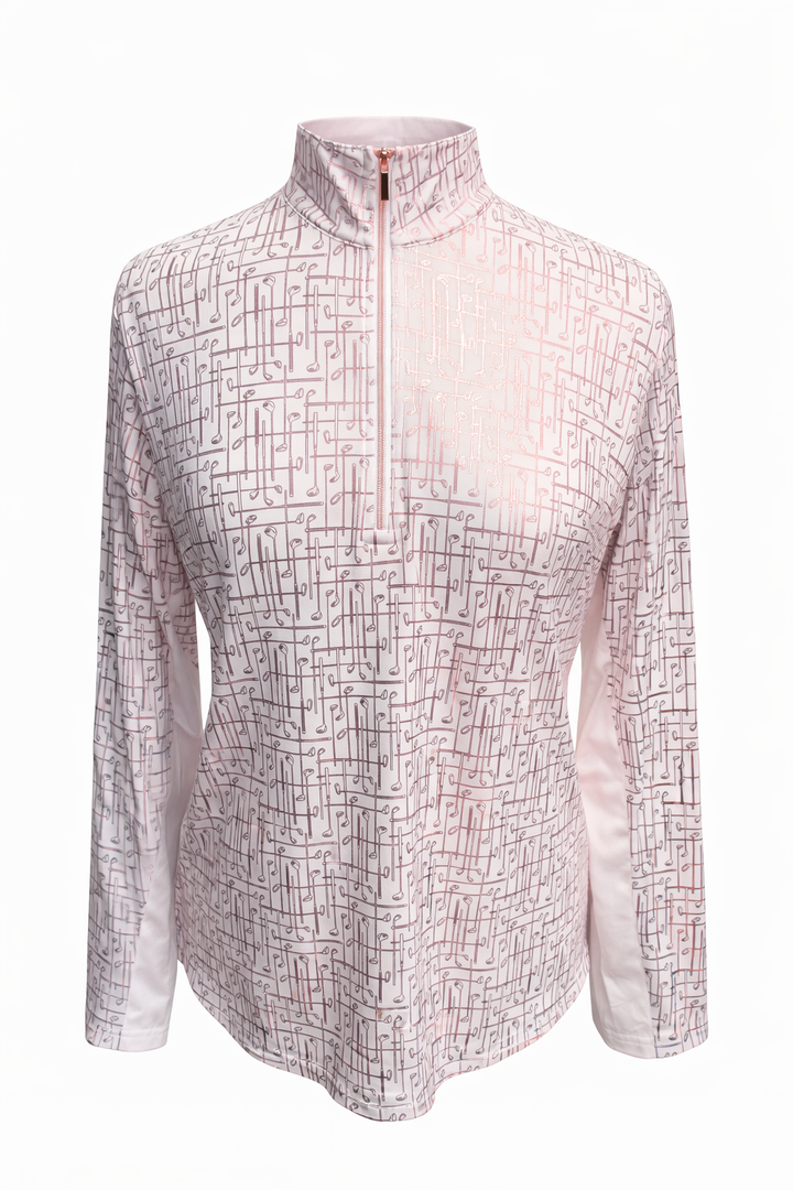 SanSoleil SOLSHINE FOIL PRINT MOCK - STIX WHITE ROSE - Skorzie
