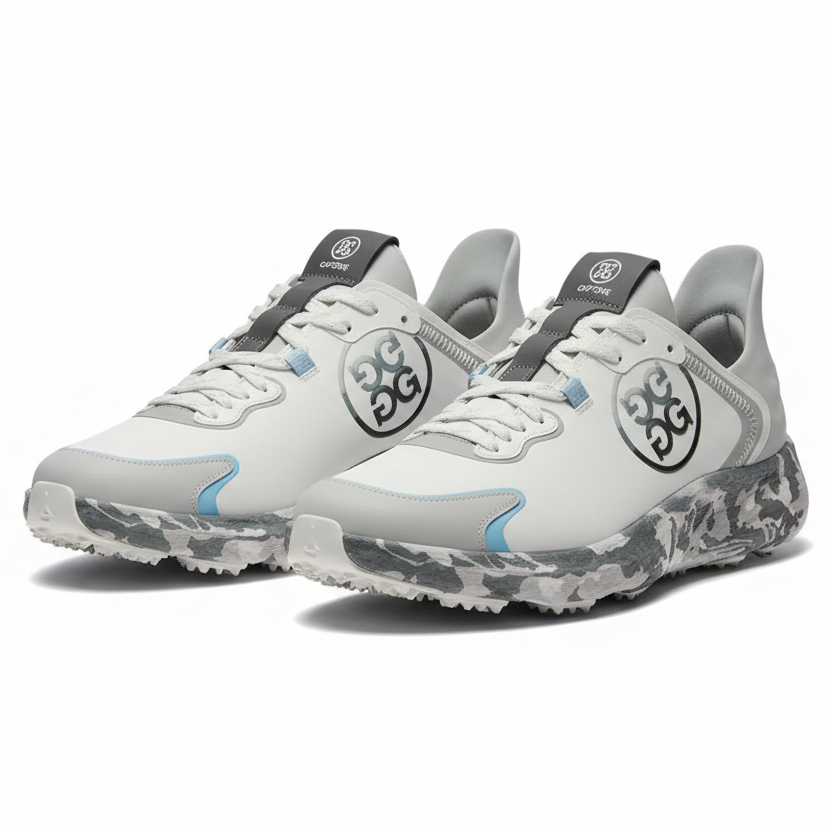 G/FORE Men's Golf Shoe MG4X2 TPU Camo Sole Gross Trainer Grey Camo