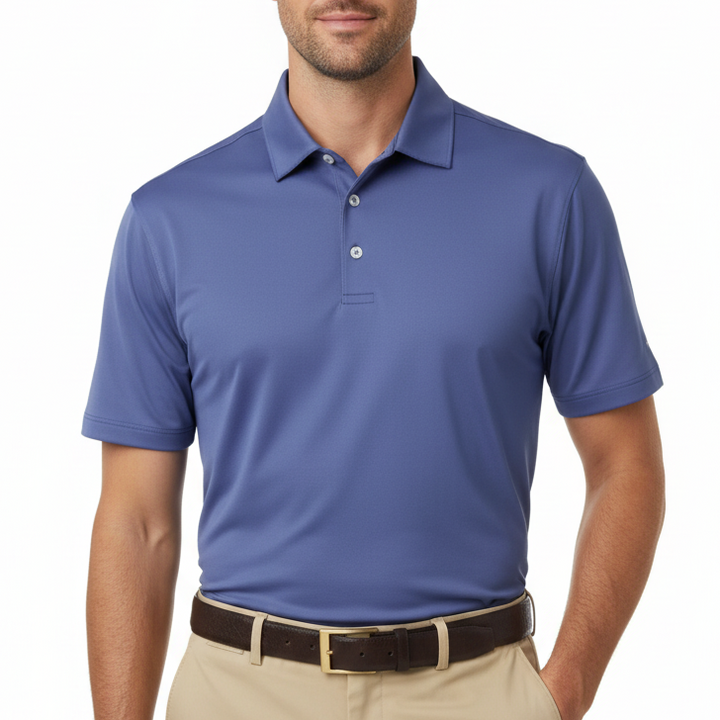 Straight Down Men's Golf Polo Sullivan Moonlight Size L