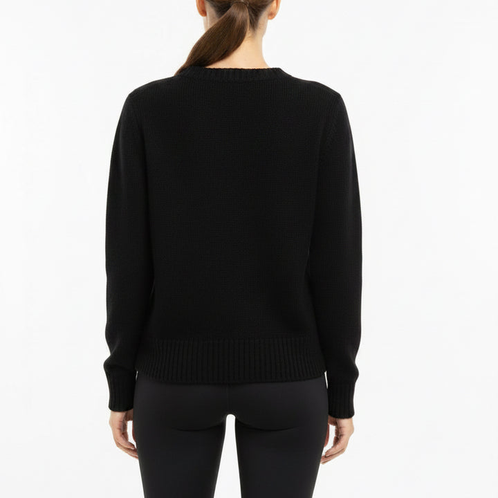 Beach Riot Callie Sweater - Black Bow - X-Small - Skorzie