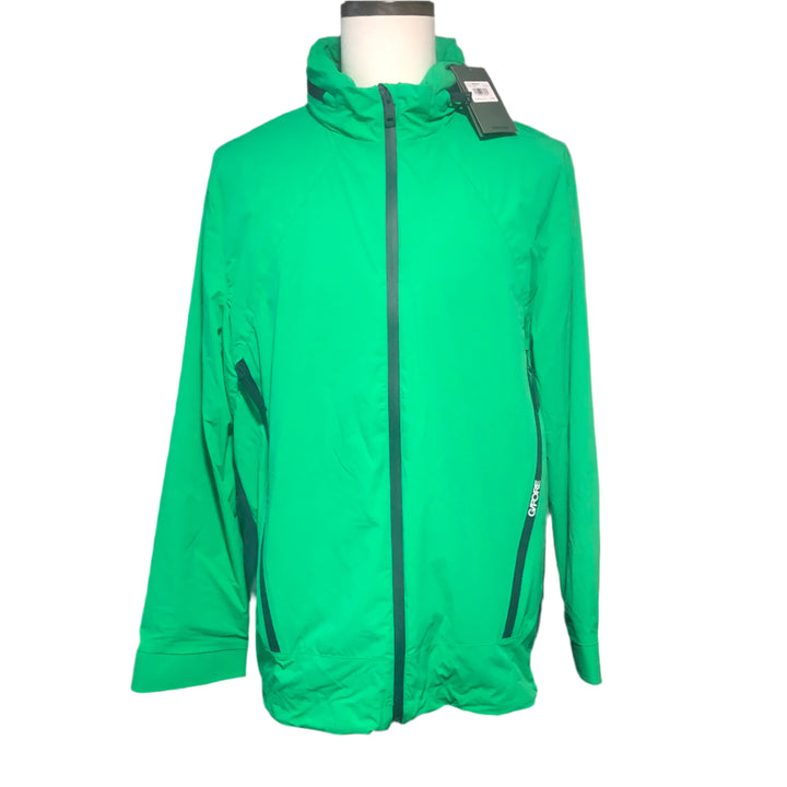 G/FORE Water-Repellent Hooded Jacket - Clover - X-Large - Skorzie
