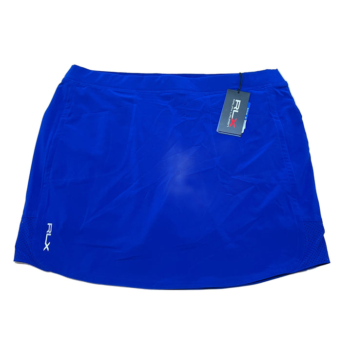 RLX Ralph Lauren 4-Way Stretch Pleated Skort (15") - Royal Blue - Large - Skorzie
