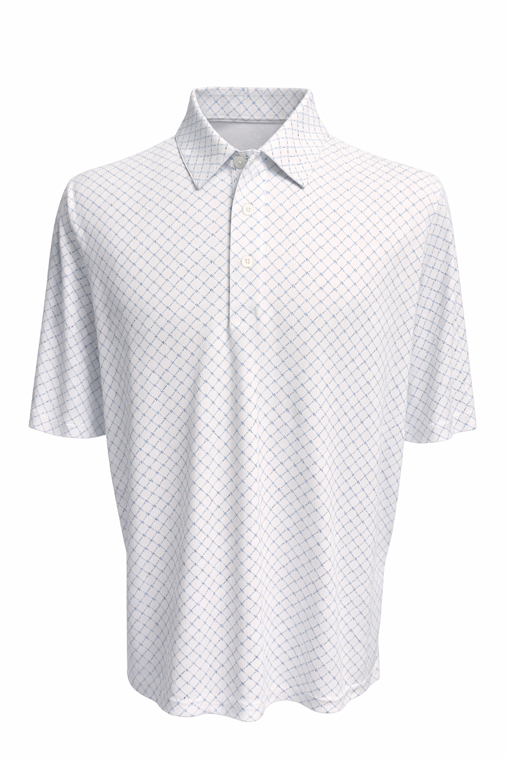 SanSoleil TEK-ICE S/S PRINT POLO - CLUBS - Skorzie