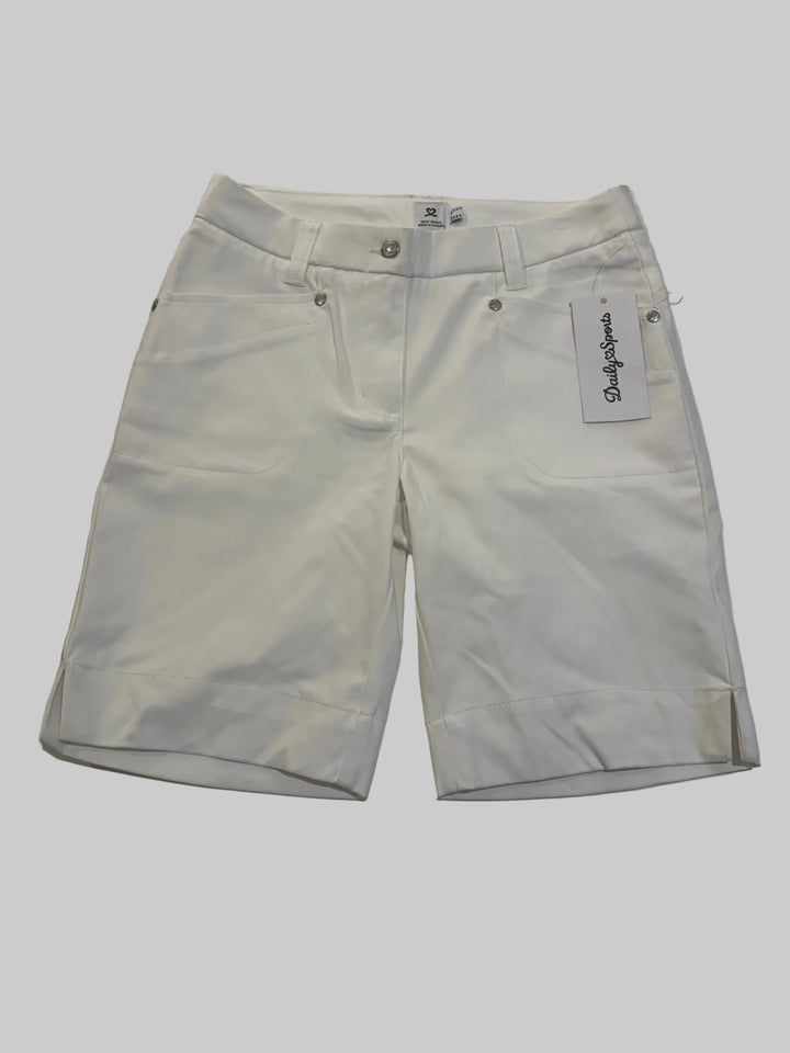 Daily Sports Women's Golf Shorts Lyric 9" White Size 2