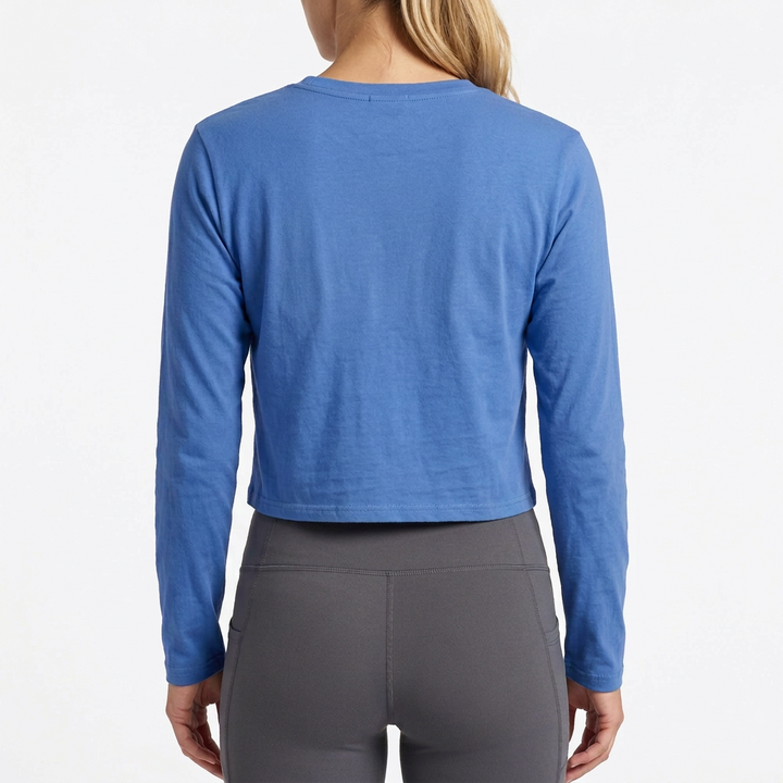 Rally Club Women's L/S Tee "Pickle Queen" Royal Blue (FINAL SALE ITEM)