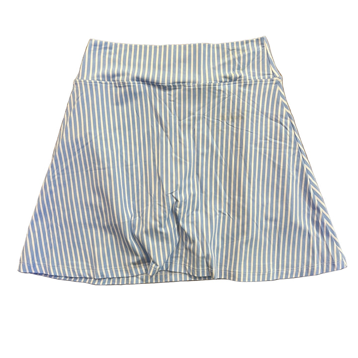 MDC Seersucker Skort (17") - Baby Blue/White - Skorzie