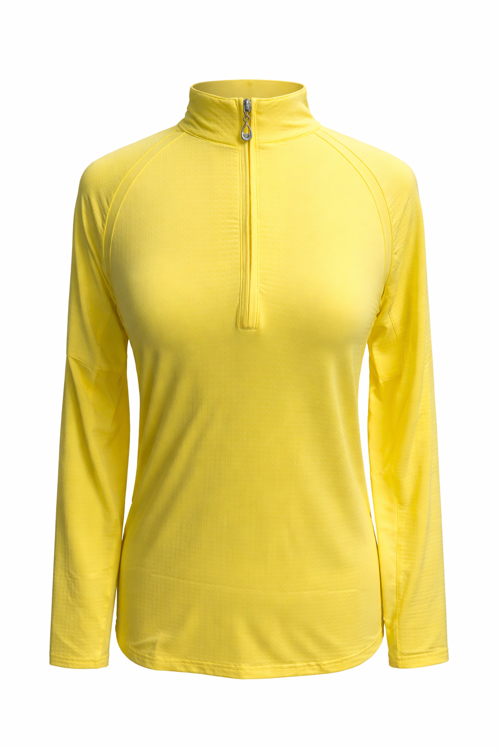 SanSoleil SOLTEK L/S SOLID MOCK - BUTTERCUP - Skorzie