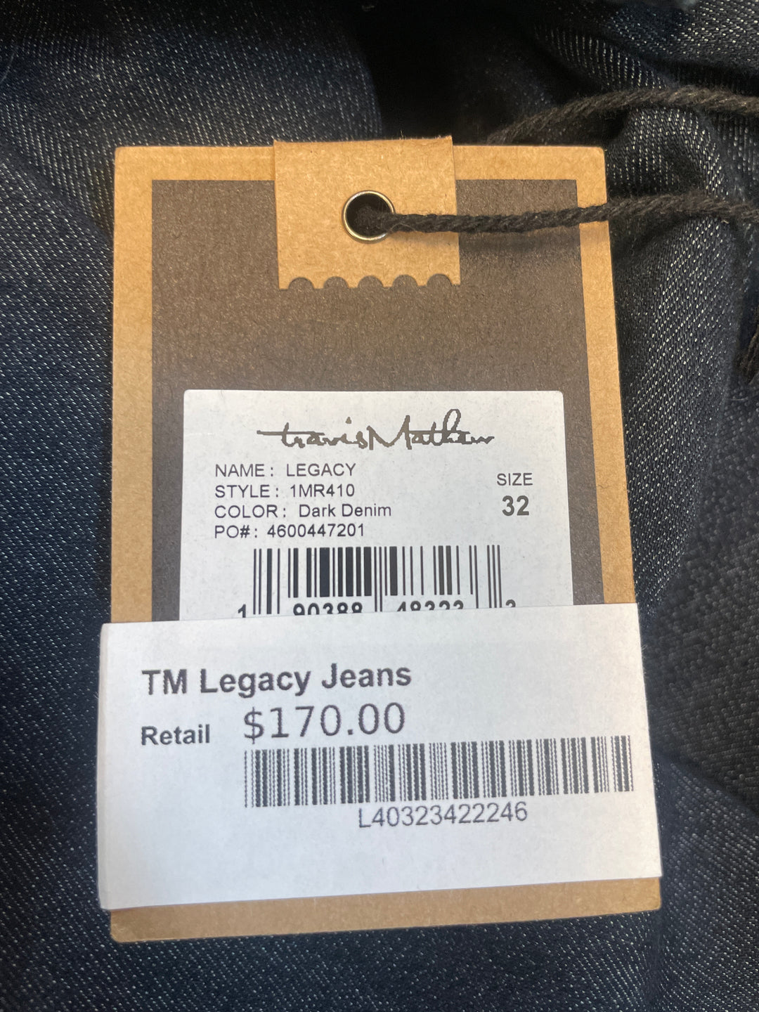 Travis Mathew Mens Legacy Pant - Dark Denim