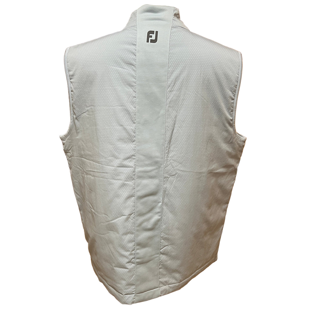 FootJoy Full Zip Thermal Vest (w/ logo) - Grey Blue - X-Large - Skorzie