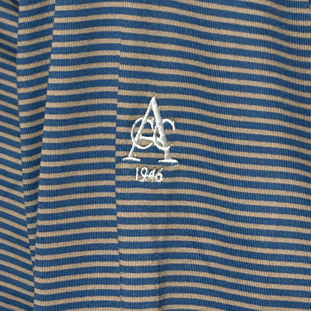 Peter Millar Lyons Performance L/S Polo (w/logo) - Blue Haze - Skorzie