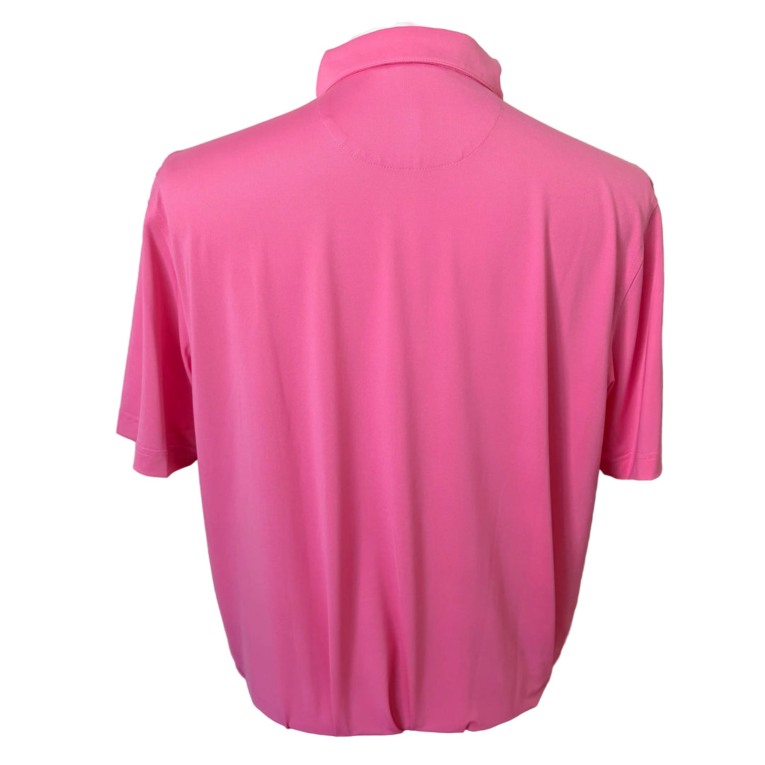Bobby Jones Performance Cooling Micro Pique Polo (w/ logo) - Carnation - Large